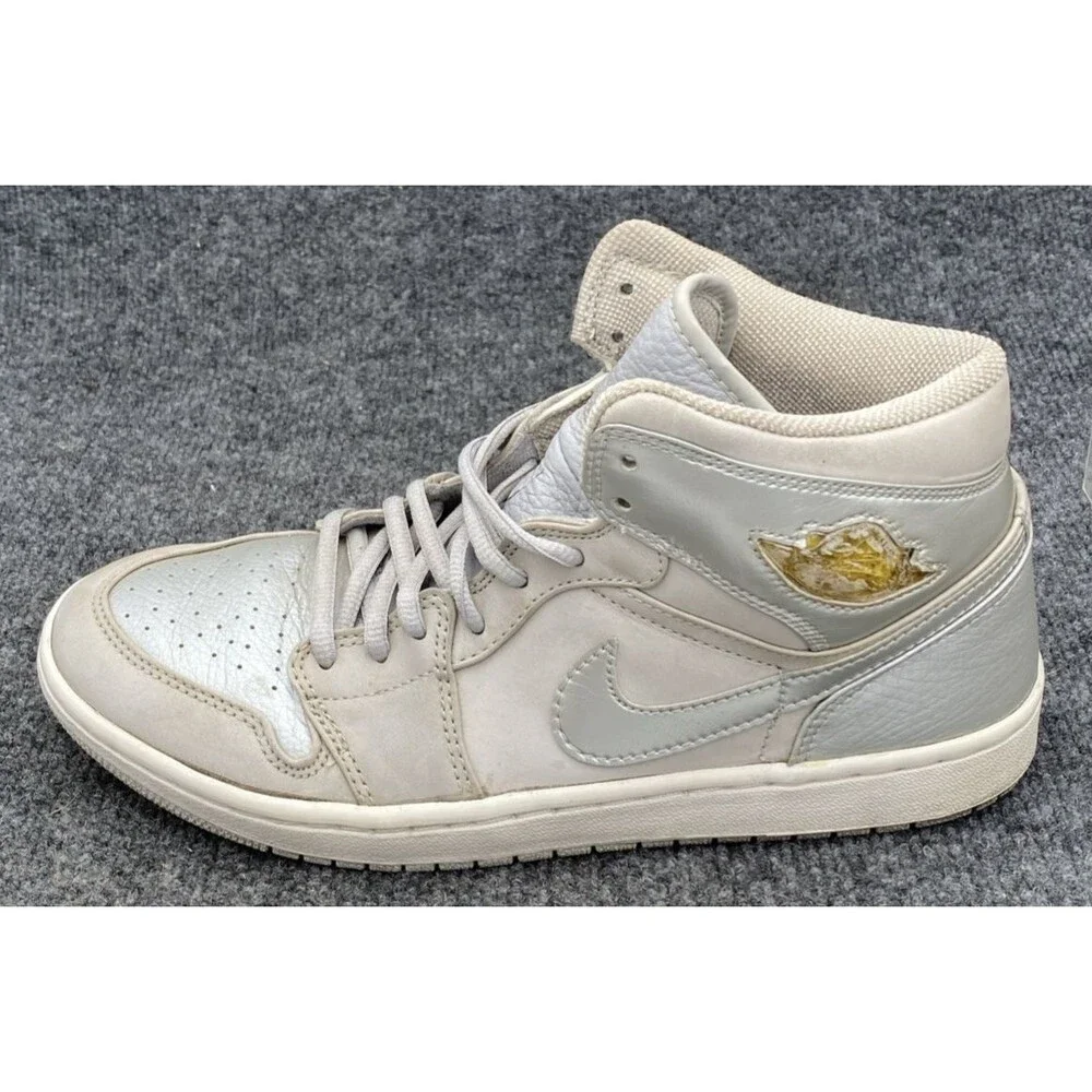 Air Jordan 1 Retro 2001 Neutral Grey Metallic Silver 136065-001 Japan Size 10